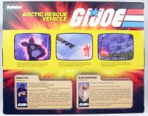 G.I.Joe - Figurine ReAction Super7 - Arctic Rescue Vehicle with Snake Eyes & Blind Woodsman