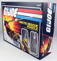 G.I.Joe - Figurine ReAction Super7 - Arctic Rescue Vehicle with Snake Eyes & Blind Woodsman