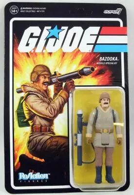 G.I.Joe - Figurine ReAction Super7 - Bazooka (Arctic)