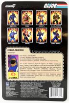 G.I.Joe - Figurine ReAction Super7 - Cobra Trooper (Tan) H-Back 