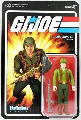 G.I.Joe - Figurine ReAction Super7 - G.I.Joe Trooper (Brown)