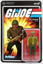 G.I.Joe - Figurine ReAction Super7 - G.I.Joe Trooper (Brown)