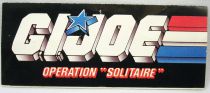 G.I.Joe - Hasbro France 1989 catalog insert \ Operation Solitaire\ 
