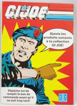 G.I.Joe - Hasbro France 1989 catalog insert \ Promotional Offers Steel Brigade\ 
