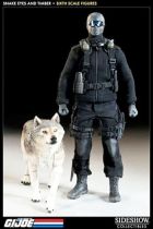 G.I.JOE - Sideshow Collectibles 12\'\' figure - Snake Eyes with Timber