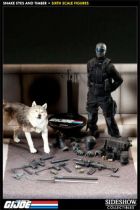 G.I.JOE - Sideshow Collectibles 12\'\' figure - Snake Eyes with Timber