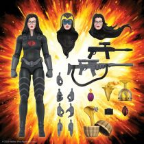 G.I.JOE - Super7 - Figurine 17cm Ultimates - Baroness \ Black Suit\ 