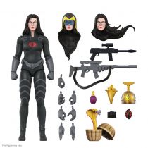 G.I.JOE - Super7 - Figurine 17cm Ultimates - Baroness \ Black Suit\ 