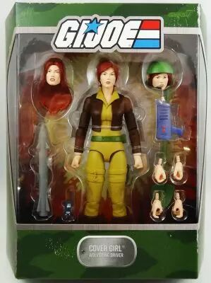 Action Figure Super7 Ultimates! G.I. Joe Cover Girl 17,8 Cm Con Accessori - Da Collezione