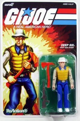 G.I.Joe - Super7 ReAction+ Figure - Deep Six (Marvel Comic)