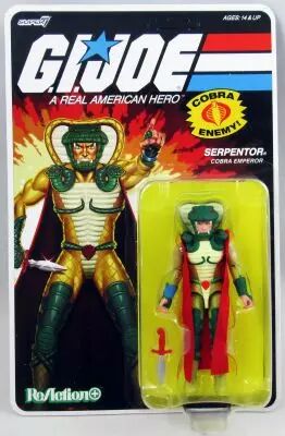 G.I.Joe - Super7 ReAction+ Figure - Serpentor \ DIC cartoon\ 