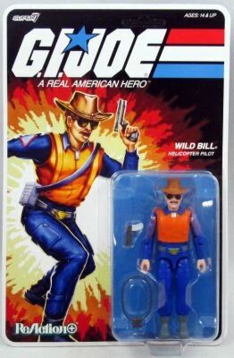 G.I.Joe - Super7 ReAction+ Figure - Wild Bill (Sunbow cartoon)