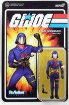G.I.Joe - Super7 ReAction Figure - Cobra Commander \ blue & gold costume\ 