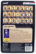 G.I.Joe - Super7 ReAction Figure - Cobra Commander \ blue & gold costume\ 