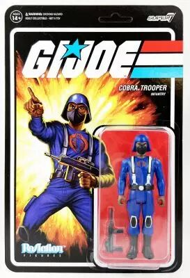 Figura G.i. Joe Reaction Super 7 Python Patrol Cobra B.a.t