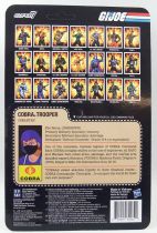 G.I.Joe - Super7 ReAction Figure - Female Cobra Trooper \ short black hair & white skin version\ 