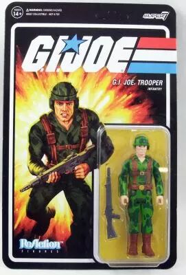 G.I.Joe - Super7 ReAction Figure - G.I.Joe Camo Trooper \ white skin version\ 