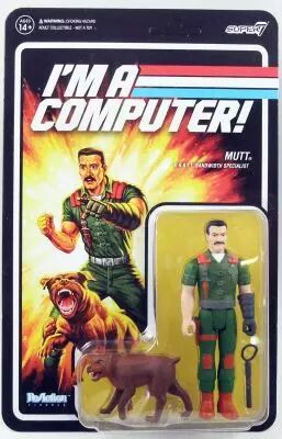 G.I.Joe - Super7 ReAction Figure - Mutt & Junkyard \ I\'m a computer!\  (SDCC Exclusive)