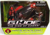 G.I.JOE 2009 - Mantis Attack Craft & Aqua-Viper Officer (loose with box)
