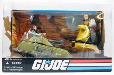 G.I.JOE 25�me Anniversaire - 2008 - Armadillo Tank & Steeler vs. Air Chariot & Serpentor