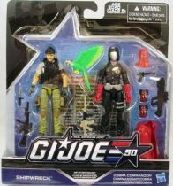 G.I.JOE 50th - 2015 - Hunt for Cobra Commander  Shipwreck & Cobra Commander