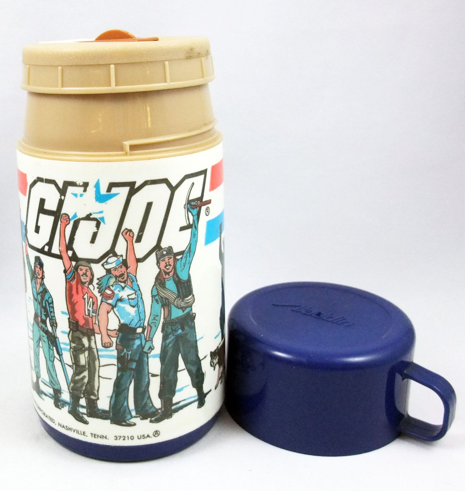 Vintage Joe Cool Lunch Box and Thermos Bottle