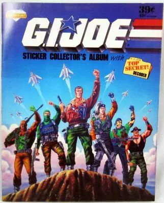 G.I.Joe A Real American Hero - Diamond Stickers collector book 1987
