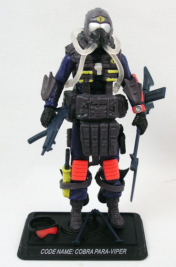 GI JOE 25TH COBRA PARA-VIPER LOOSE COMPLETE