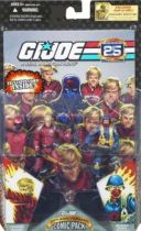 G.I.JOE ARAH 25th Anniversary - 2008 - Comic Pack - Crimson Guard & Scarred Cobra Officer : \\\'\\\'One day in Springfield\\\'\\\'