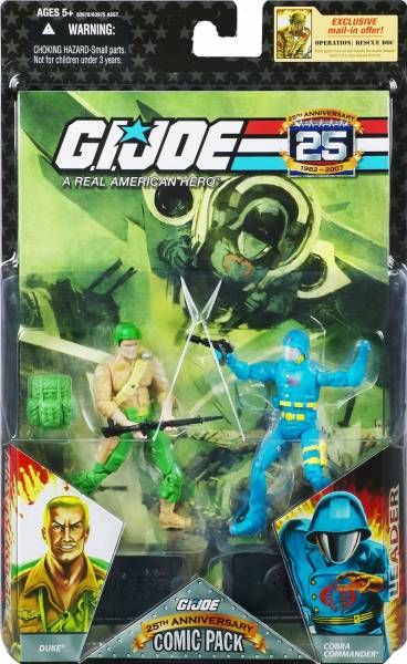 gi joe 25th anniversary comic pack