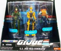 G.I.JOE ARAH 25th Anniversary - 2008 - G.I.Joe Sea Command : Deep Six, Torpedo, Cutter
