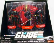 G.I.JOE ARAH 25th Anniversary - 2008 - Iron Grenadier Command : Officer, Destro, Trooper