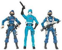 G.I.JOE ARAH 25th Anniversary - 2008 - Senior Ranking Officers - Cobra Officer, Cobra Commander, Cobra Trooper