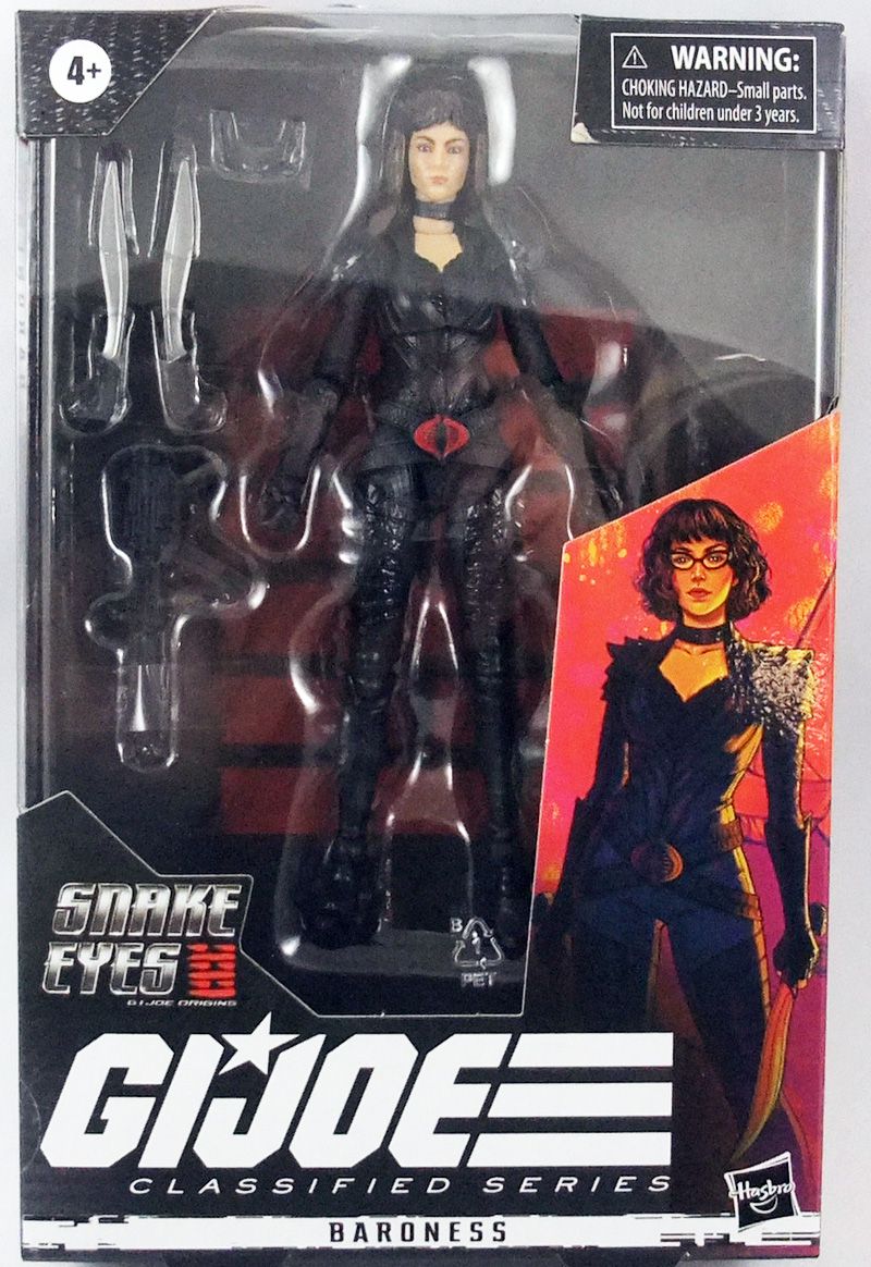 Joe Classified Series Snake Eyes Joe origins Baroness G.I G.I 