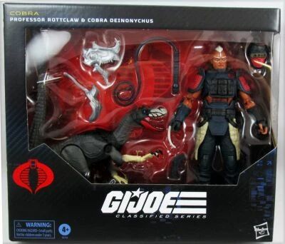 G.I.JOE Classified Series - #196 Professor Rottclaw & Cobra Deinonychus