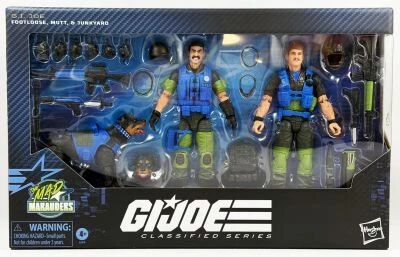 G.I.JOE Classified Series - #220 The Mad Marauders Footlose, Mutt & Junkyard
