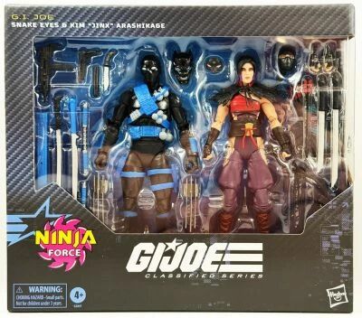 G.I.JOE Classified Series - #223 Snake Eyes & Kim Jinx Arashikage \ Ninja Force\ 