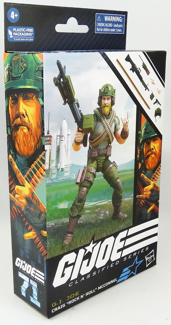 G.I. Joe Classified Series 6-Inch Craig Rock N Roll McConnel Action Figure