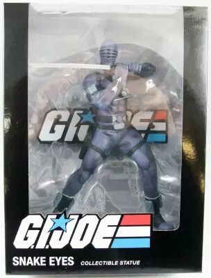 G.I.Joe H�ros Sans Fronti�res - Statue PVC 23cm - Snake Eyes (Sunbow Animated Series)