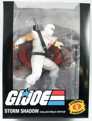 G.I.Joe H�ros Sans Fronti�res - Statue PVC 23cm - Storm Shadow (Sunbow Animated Series)