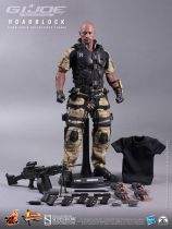 G.I.JOE Retaliation 2013 - Roadblock (\ The Rock\  Dwayne Johnson) - Figurine 30cm Hot Toys Sideshow