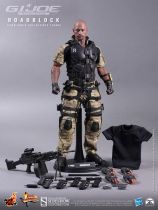 G.I.JOE Retaliation 2013 - Roadblock (\ The Rock\  Dwayne Johnson) 12\  figure - Hot Toys Sideshow