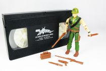 G.I.JOE Sgt. Savage & his Screaming Eagles - Commando Sgt. Savage with VHS tape