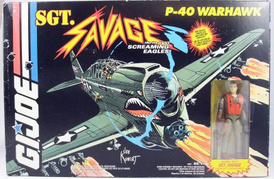 未開封品 G.I.ジョー　 P-40 Warhawk　サベージ　GI Joe G.I.JOE Sgt. Savage & his Screaming Eagles - P-40 Warhawk