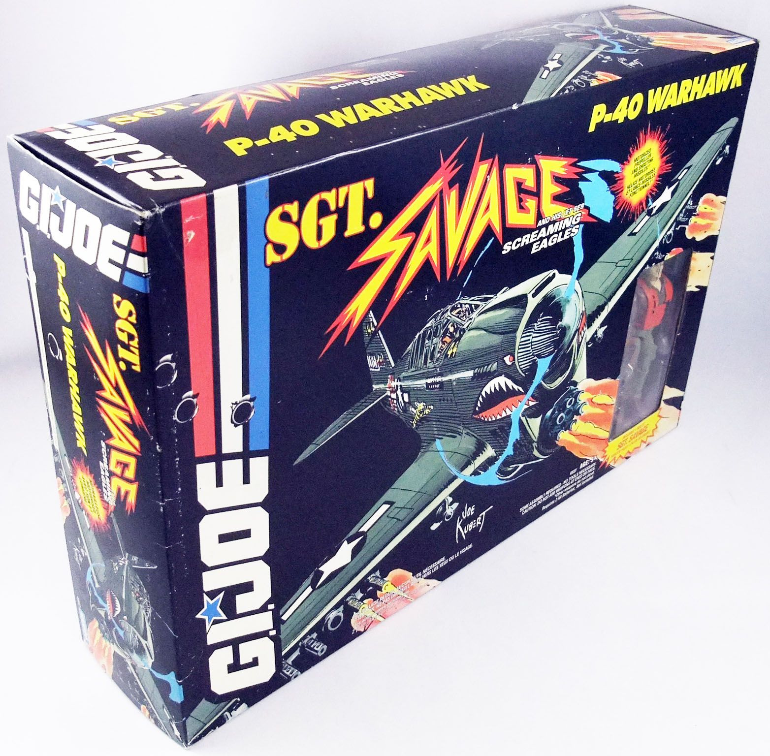 G.I.JOE Sgt. Savage his Screaming Eagles P 40 Warhawk