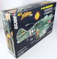 G.I.JOE Sgt. Savage & his Screaming Eagles - P-40 Warhawk & Fighter Pilot Sgt. Savage (Mint in box)