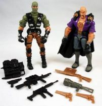 G.I.Joe vs. Cobra - 2002 - Beach Head & Dr. Mindbender (loose)