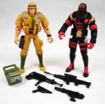 G.I.Joe vs. Cobra - 2002 - Duke & Cobra Commander \'\'repaints\'\' (loose)