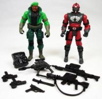 G.I.Joe vs. Cobra - 2002 - Sgt. Stalker & Neo-Viper Commander (loose)