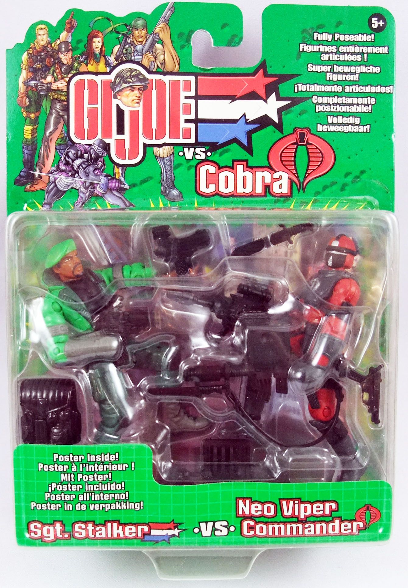 Gijoe Vs Cobra 2002 Sgt Stalker And Neo Viper Commander
